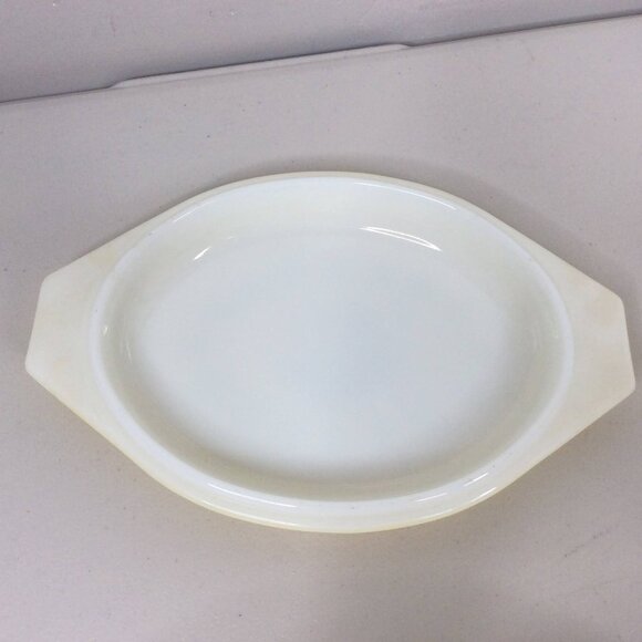 Vintage Pyrex 043 Kim Chee 1.5 QT Oval Casserole Dish with Lid Metal Wood Cradle - Picture 11 of 15